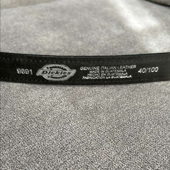 Dickies Black Belt Bag Strap with Silver Buckle - Picture 2 of 5